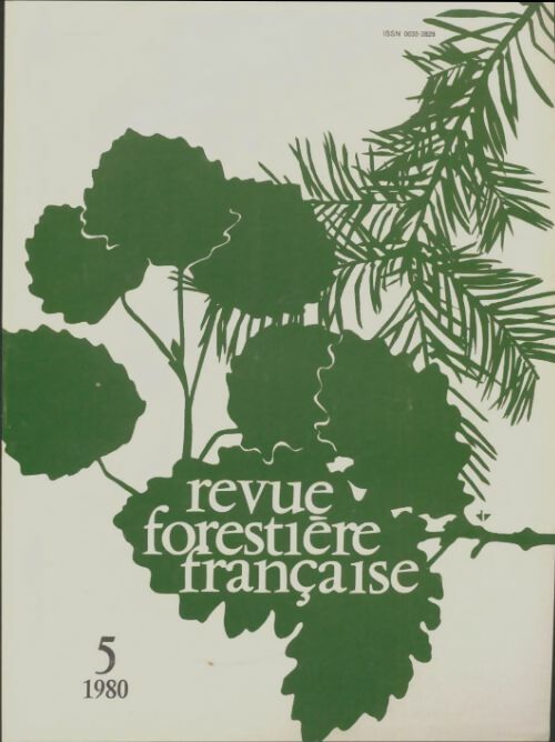 Livrenpoche : Revue forestière française 1980 n°5 - Collectif - Livre