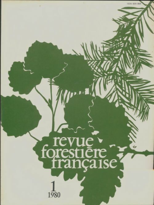 Livrenpoche : Revue forestière française 1980 n°1 - Collectif - Livre