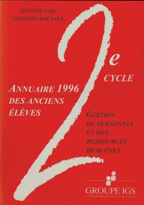 Livrenpoche : Annuaire 1996 des anciens élèves du 2e cycle IGS - Collectif - Livre