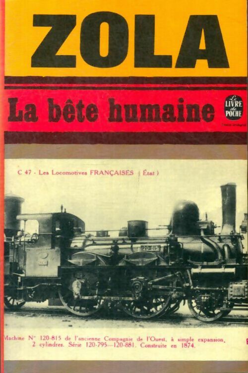 Livrenpoche : La bête humaine - Emile Zola - Livre