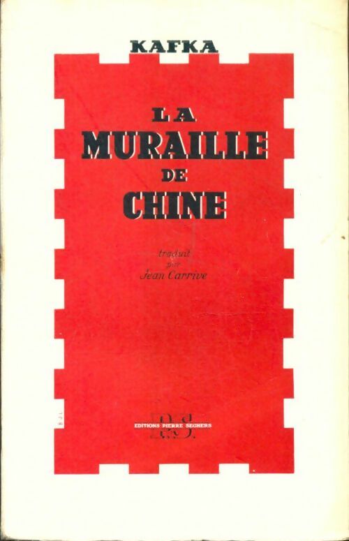 Livrenpoche : La muraille de Chine - Franz Kafka - Livre