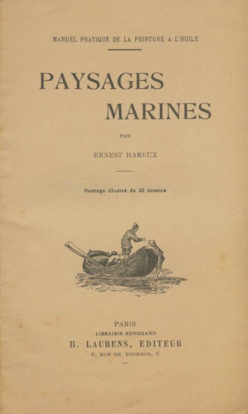 Livrenpoche : Paysages marines - Ernest Hareux - Livre