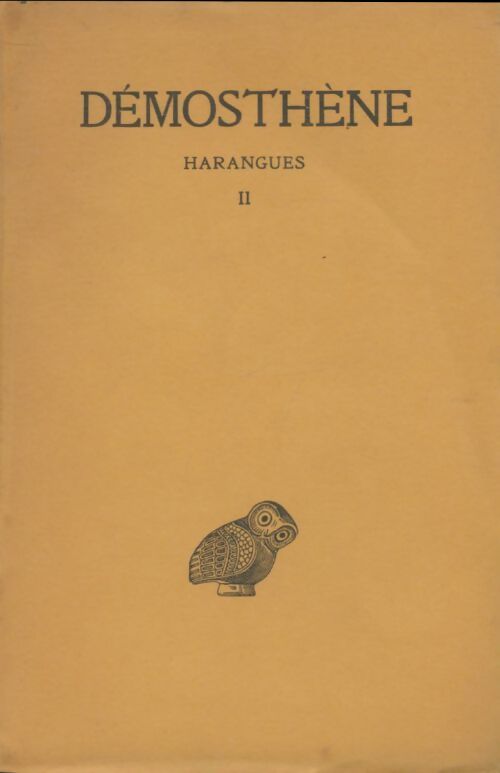 Livrenpoche : Harangues tome ii. - Démosthène - Livre