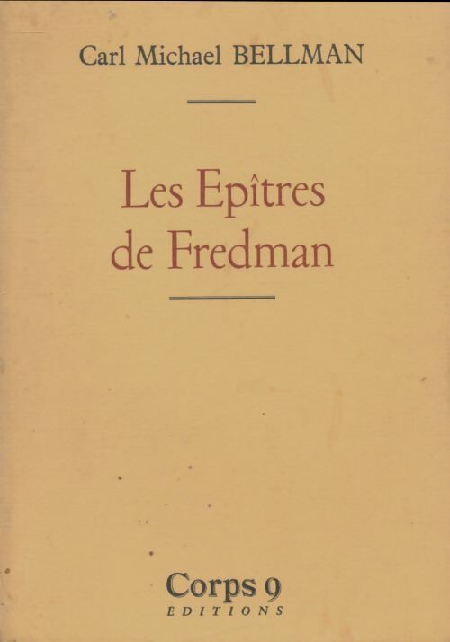 Livrenpoche : Les épitres de Fredman - Carl Michael Bellman - Livre