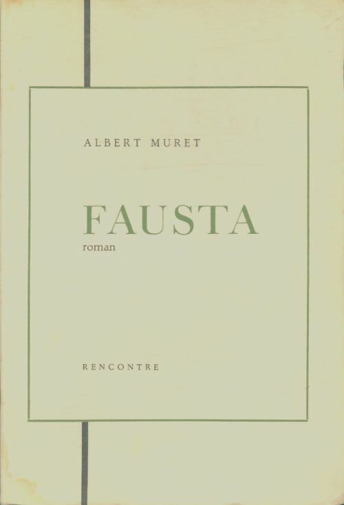 Livrenpoche : Fausta - Albert Muret - Livre
