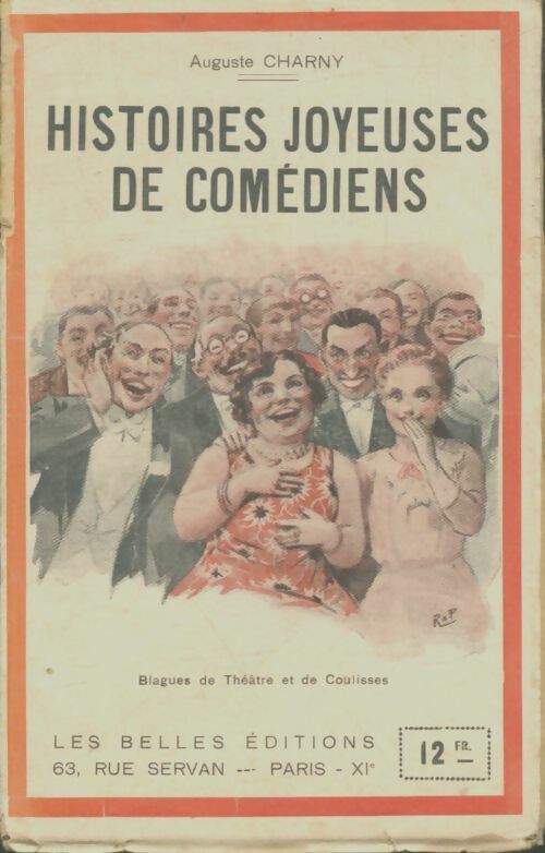 Livrenpoche : Histoires joyeuses de comédiens - Auguste Charny - Livre