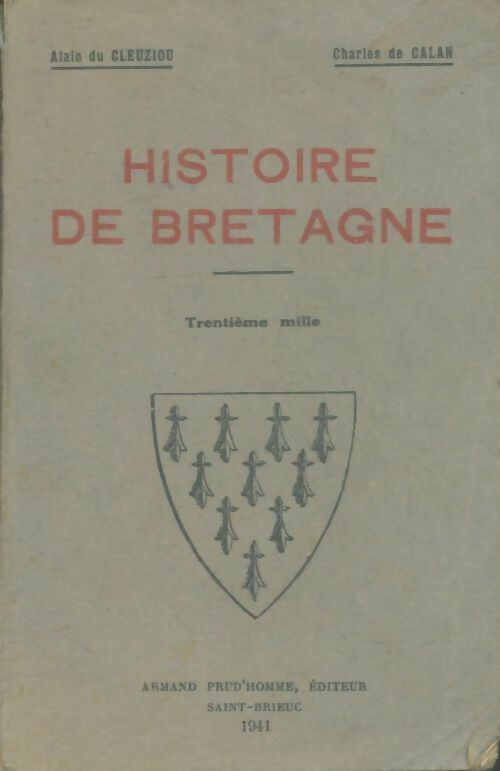 Livrenpoche : Histoire de Bretagne - Alain Du Cleuzio - Livre