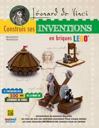 Livrenpoche : Léonard de Vinci : Construis ses inventions en briques Lego - Francesco Frangioja - Livre