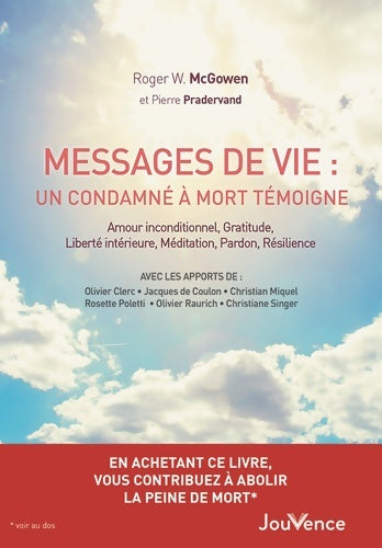 Livrenpoche : Messages de vie : Un condamné à mort témoigne - Roger W. McGowen - Livre