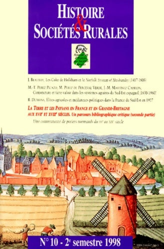 Livrenpoche : Histoire et société rurale numéro 10. Biographie de la question d'agrégation - Collectif - Livre