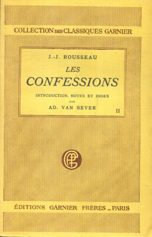 Livrenpoche : Les confessions Tome II - Rousseau - Livre
