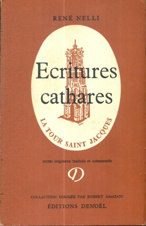 Livrenpoche : Écritures cathares - René Nelli - Livre
