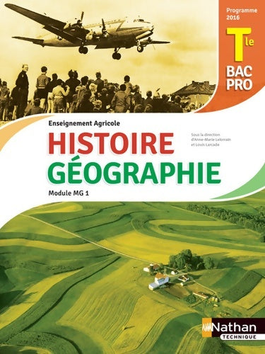 Livrenpoche : Histoire et Géographie Terminale Bac pro Agricole - Collectif - Livre