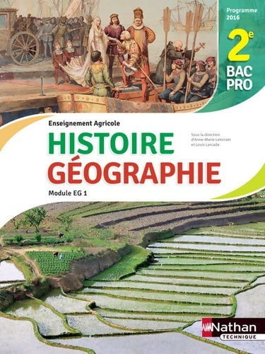 Livrenpoche : Histoire et Géographie 2e Bac Pro Agricole - Anne-Marie Gérin-grataloup - Livre
