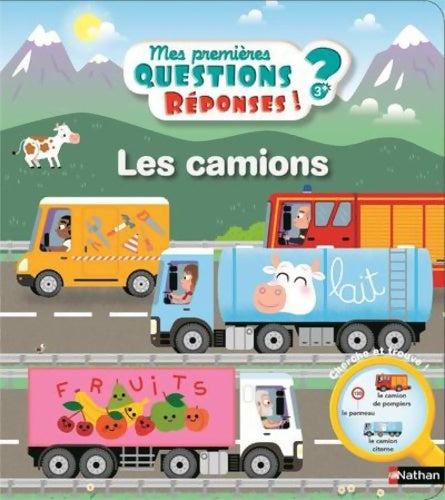 Livrenpoche : Les camions - Questions/Réponses - Dès 3 ans - Camille Moreau - Livre
