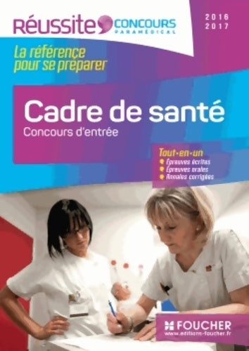 Livrenpoche : Cadre de santé concours d'entrée - Sylvie Pierre - Livre