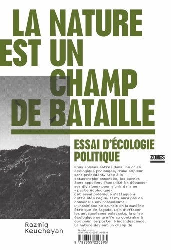 Livrenpoche : La nature est un champ de bataille : Essai d'écologie politique - Razmig Keucheyan - Livre