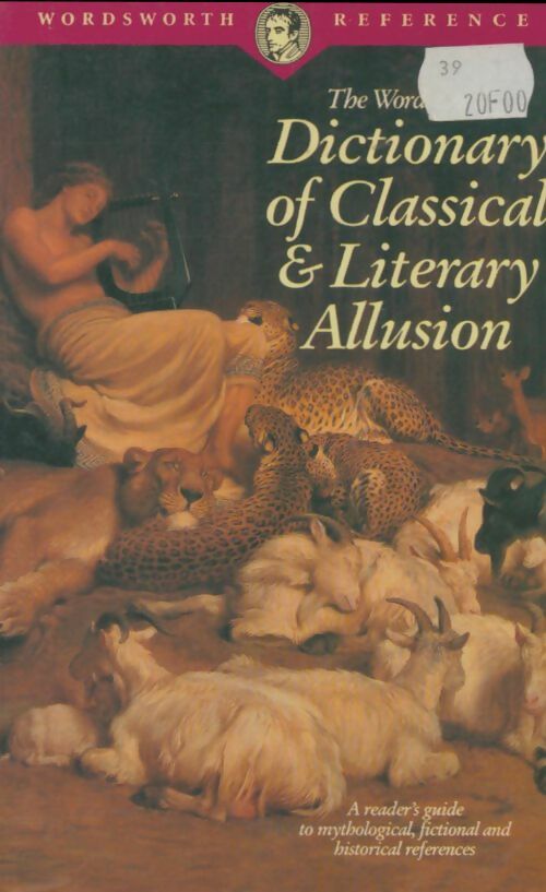Livrenpoche : Dictionary of classical & literary allusion - Collectif - Livre