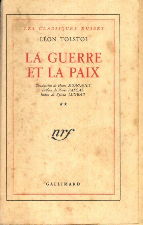 Livrenpoche : La guerre et la paix Tome II - Comte Léon L. Tolstoï - Livre