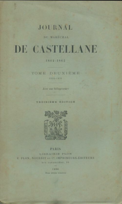Livrenpoche : Journal du maréchal de Castellane Tome II - Maréchal De Castellane - Livre