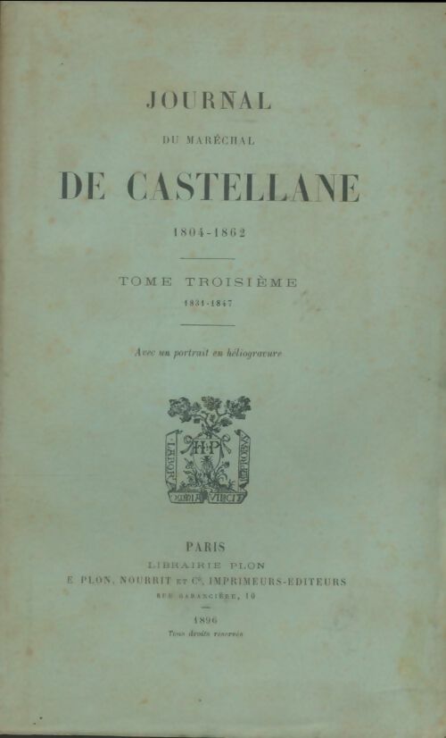 Livrenpoche : Journal du maréchal de Castellane Tome III - Maréchal De Castellane - Livre