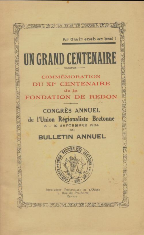 Livrenpoche : Un grand centenaire - Collectif - Livre