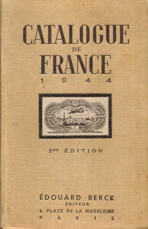 Livrenpoche : Catalogue de France 1944 - Collectif - Livre