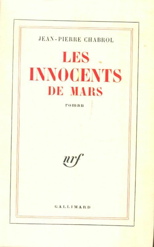 Livrenpoche : Les innocents de mars - Jean-Pierre Chabrol - Livre