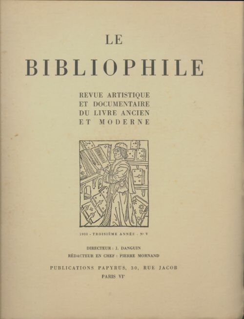 Livrenpoche : Le bibliophile 3e année n°5 - Collectif - Livre