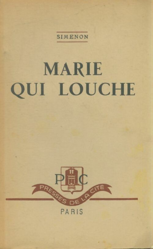 Livrenpoche : Marie qui louche - Georges Simenon - Livre