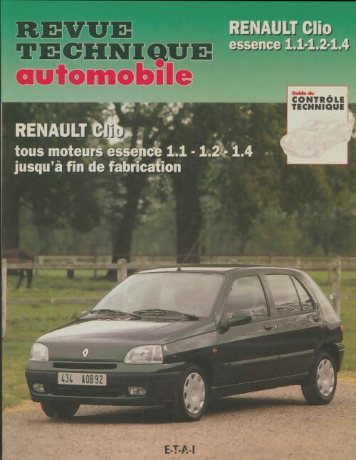 Livrenpoche : Renault Clio moteurs essence 1.1 - 1.2 - 1.4 - Collectif - Livre