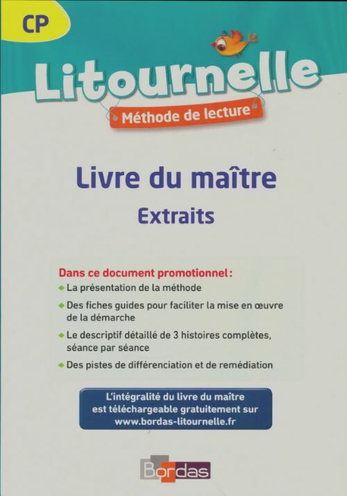 Livrenpoche : Litournelle CP livre du maître - Collectif - Livre