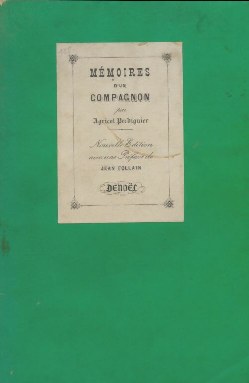 Livrenpoche : Mémoires d'un compagnon - Agricol Perdiguier - Livre