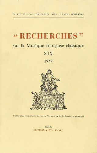 Livrenpoche : Recherches sur la musique française classique  - Collectif - Livre