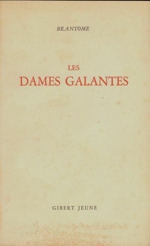 Livrenpoche : Les dames galantes - Brantôme - Livre