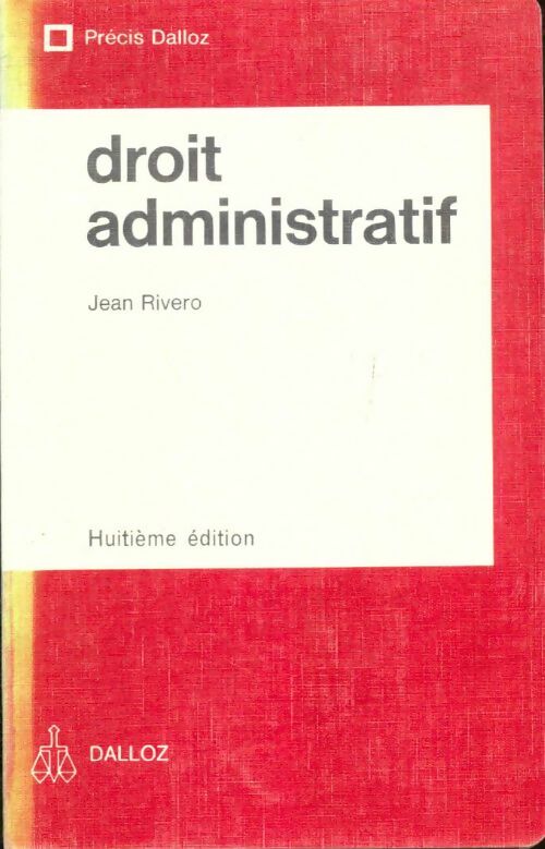 Livrenpoche : Droit administratif - Jean Rivero - Livre