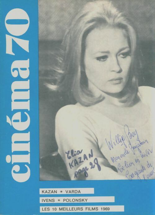 Livrenpoche : Cinéma 70 n°143 : Kazan, Varda, Ivens, Polonsky - Collectif - Livre