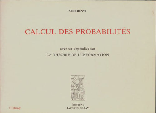 Livrenpoche : Calcul des probabilités - A Renyi - Livre