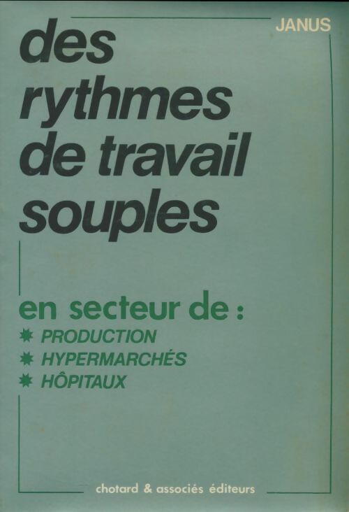 Livrenpoche : Des rythmes de travail souples - Collectif - Livre