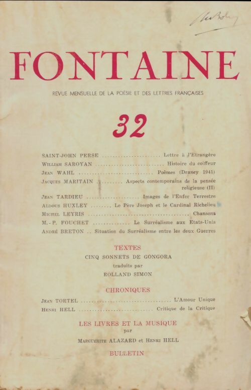 Livrenpoche : Fontaine n°32 - Collectif - Livre