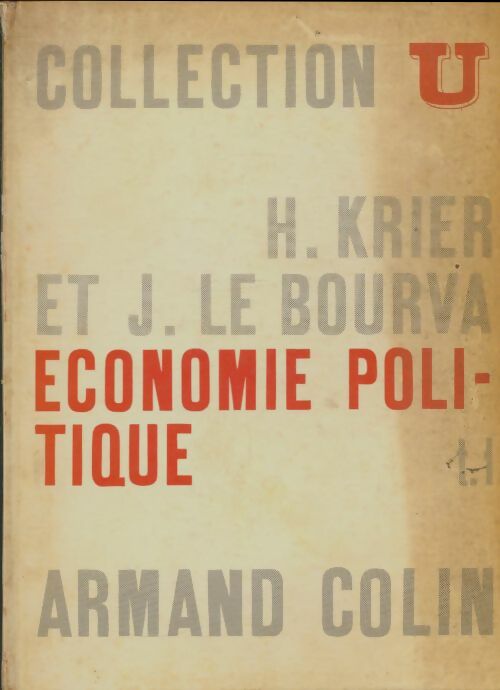 Livrenpoche : Économie politique - H. Krier - Livre