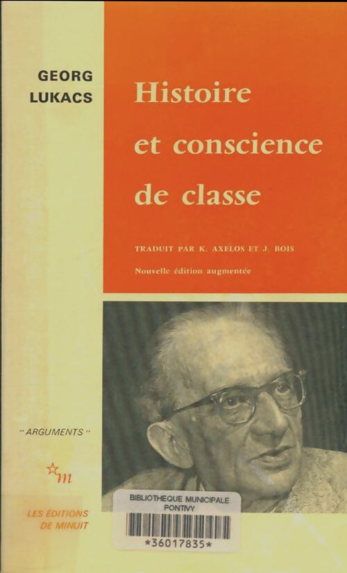 Livrenpoche : Histoire et conscience de classe - Georg Lukàcs - Livre