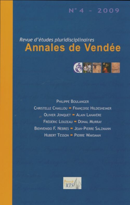 Livrenpoche : Annales de Vendée n°4 - Collectif - Livre