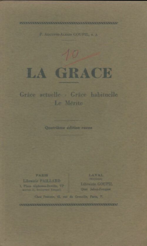 Livrenpoche : La grâce - Auguste-Alexis Goupil - Livre