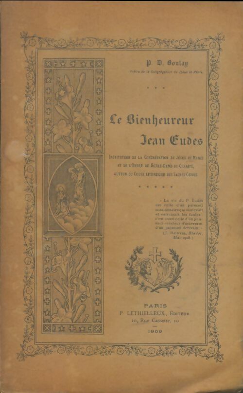 Livrenpoche : Le bienheureux Jean Eudes - P.D Boulay - Livre