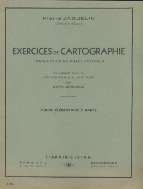 Livrenpoche : Exercices de cartographie CE2 - Pierre Jaquelin - Livre