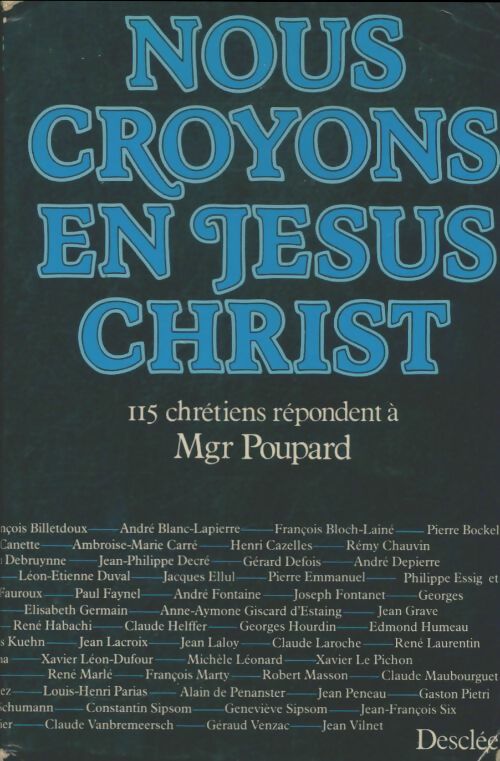 Livrenpoche : Nous croyons en Jésus-Christ - Collectif - Livre