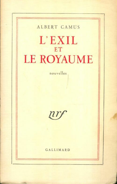 Livrenpoche : L'exil et le royaume - Albert Camus - Livre