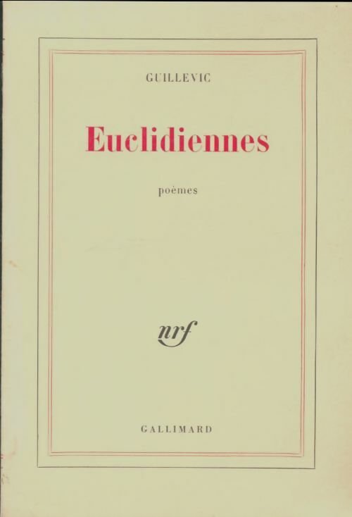 Livrenpoche : Euclidiennes - Guillevic - Livre