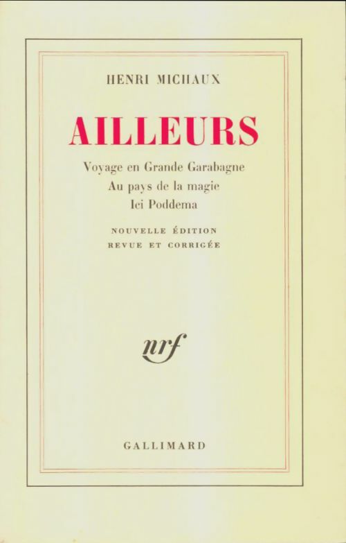 Livrenpoche : Ailleurs - Henri Michaux - Livre